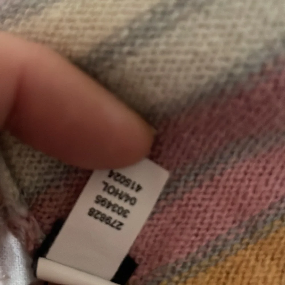 Like new! GAP silk rainbow pastel striped shrug / poncho / shawl / tunic! Sz M/L - Picture 8 of 13